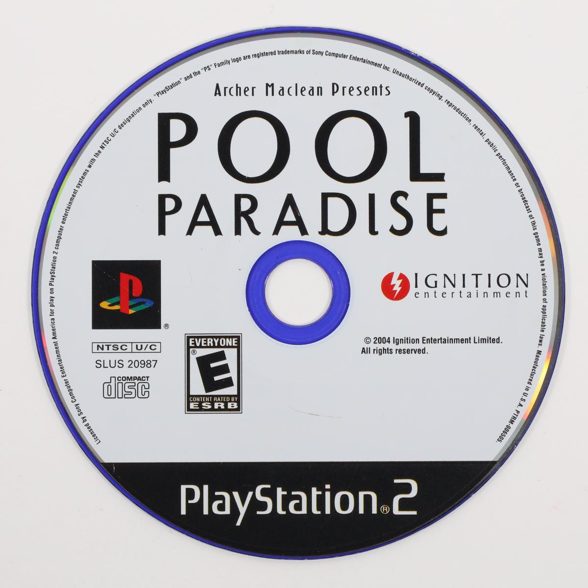Pool Paradise - PlayStation 2 (Loose / Acceptable)