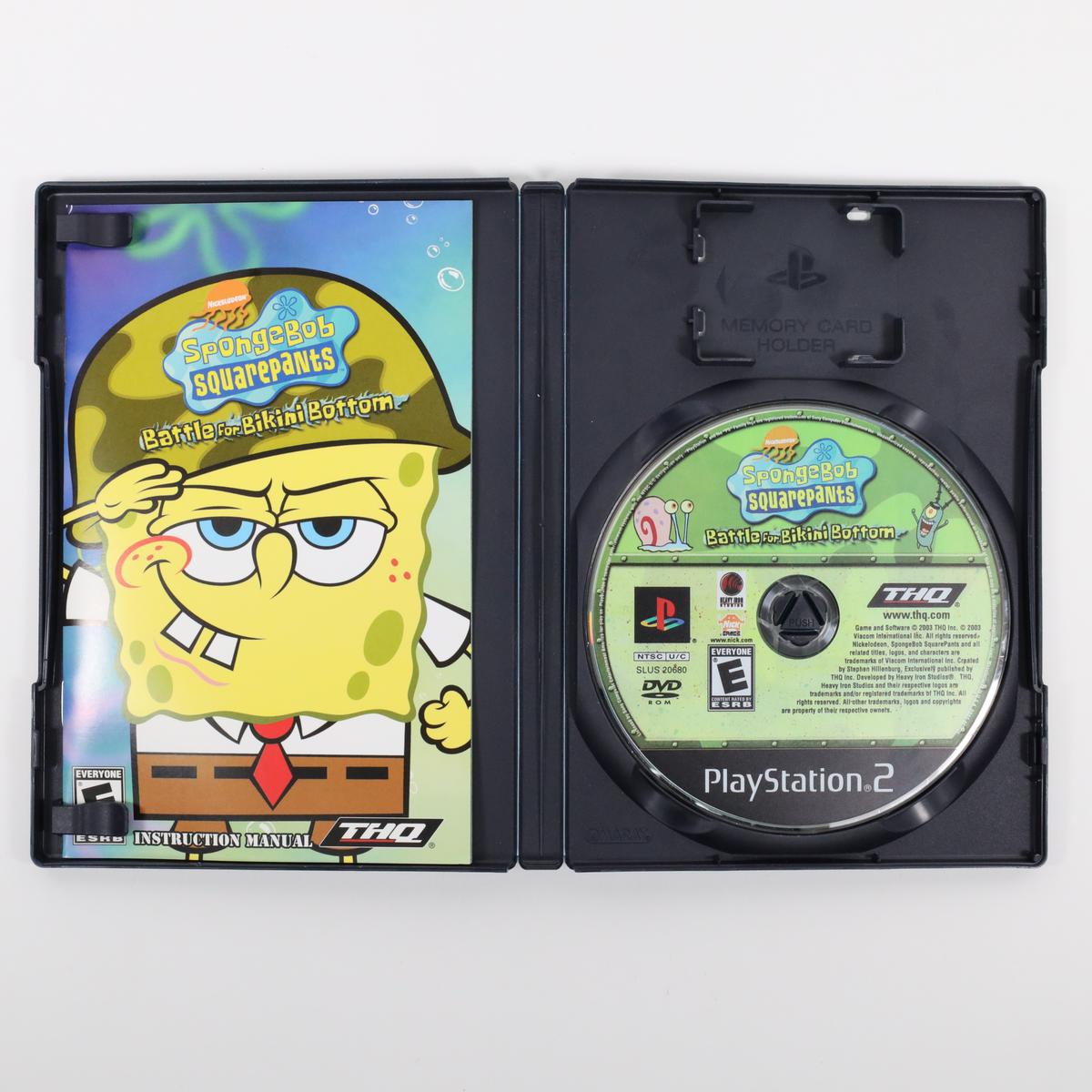 SpongeBob SquarePants: Battle for Bikini Bottom - PS2 (Complete / Acceptable)