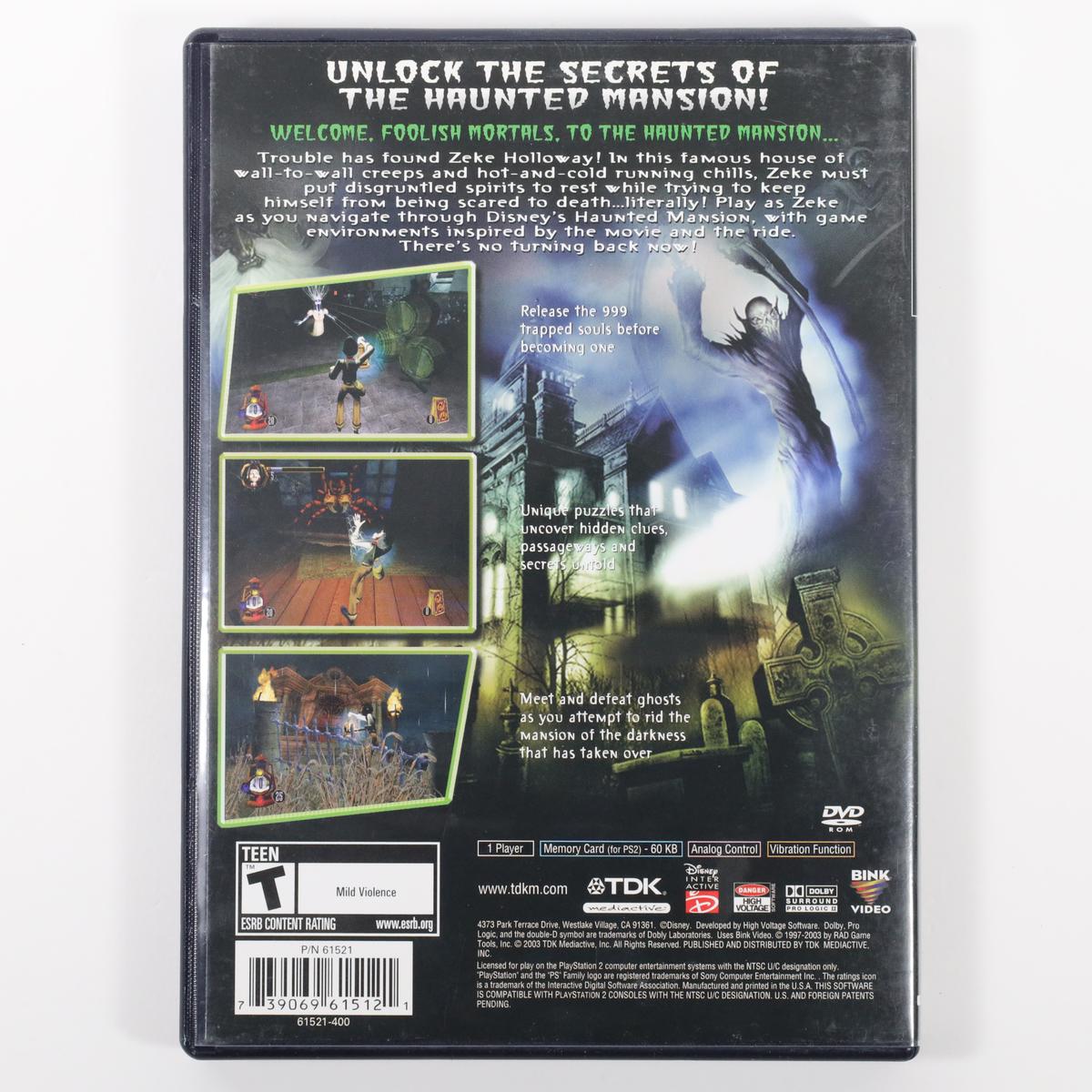 The Haunted Mansion - PlayStation 2 (Complete / Good)