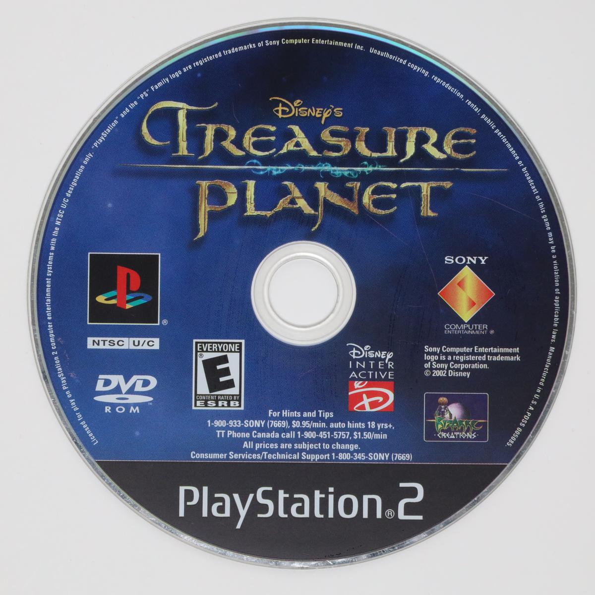 Treasure Planet - PlayStation 2 (Loose / Good)