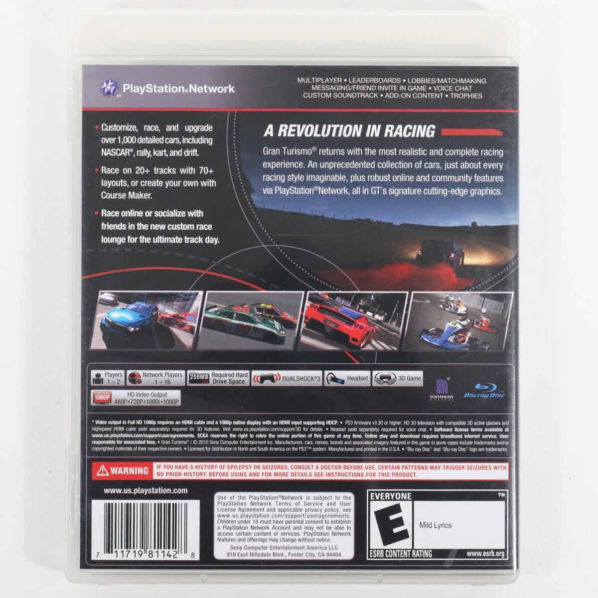 Gran Turismo 5 - PlayStation 3 (Complete / Good)