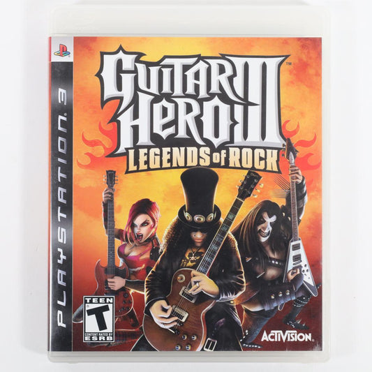 Guitar Hero 3 Legends of Rock - PlayStation 3 (Complete / Good)