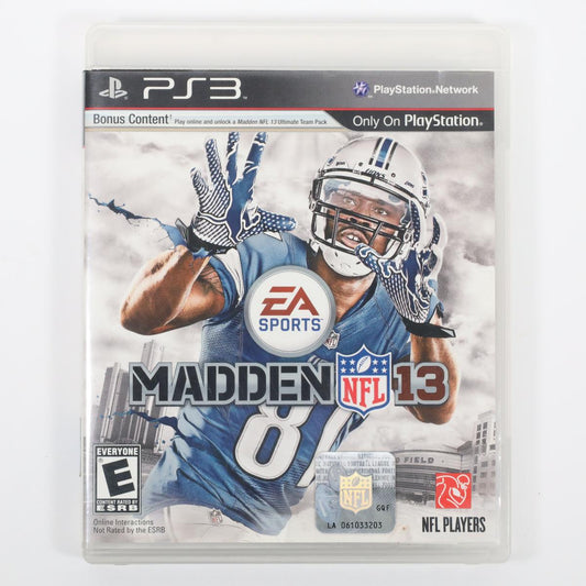 Madden NFL 13 - PlayStation 3 (Complete / Acceptable)