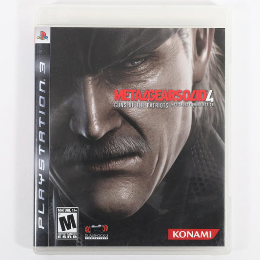 Metal Gear Solid 4 Guns of the Patriots - PlayStation 3 (Complete / Good)