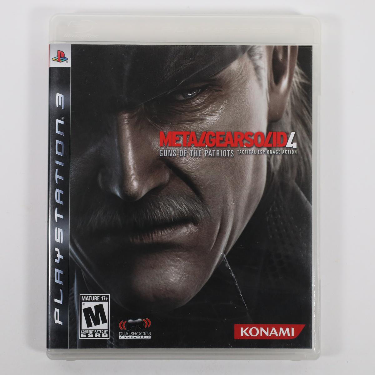 Metal Gear Solid 4 Guns of the Patriots - PlayStation 3 (Complete / Good)