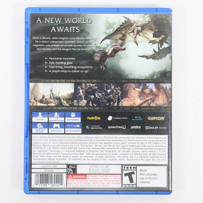 Monster Hunter: World - PlayStation 4 (Complete / Acceptable)