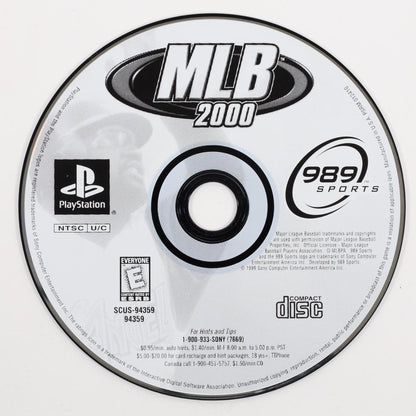 MLB 2000 - PlayStation (Loose [Game Only] / Good)