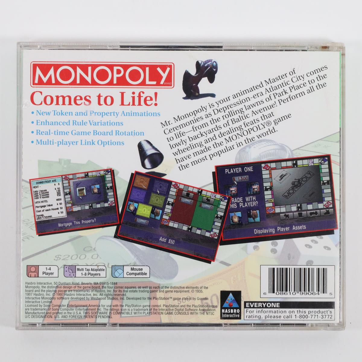 Monopoly - PlayStation (Complete / Good)