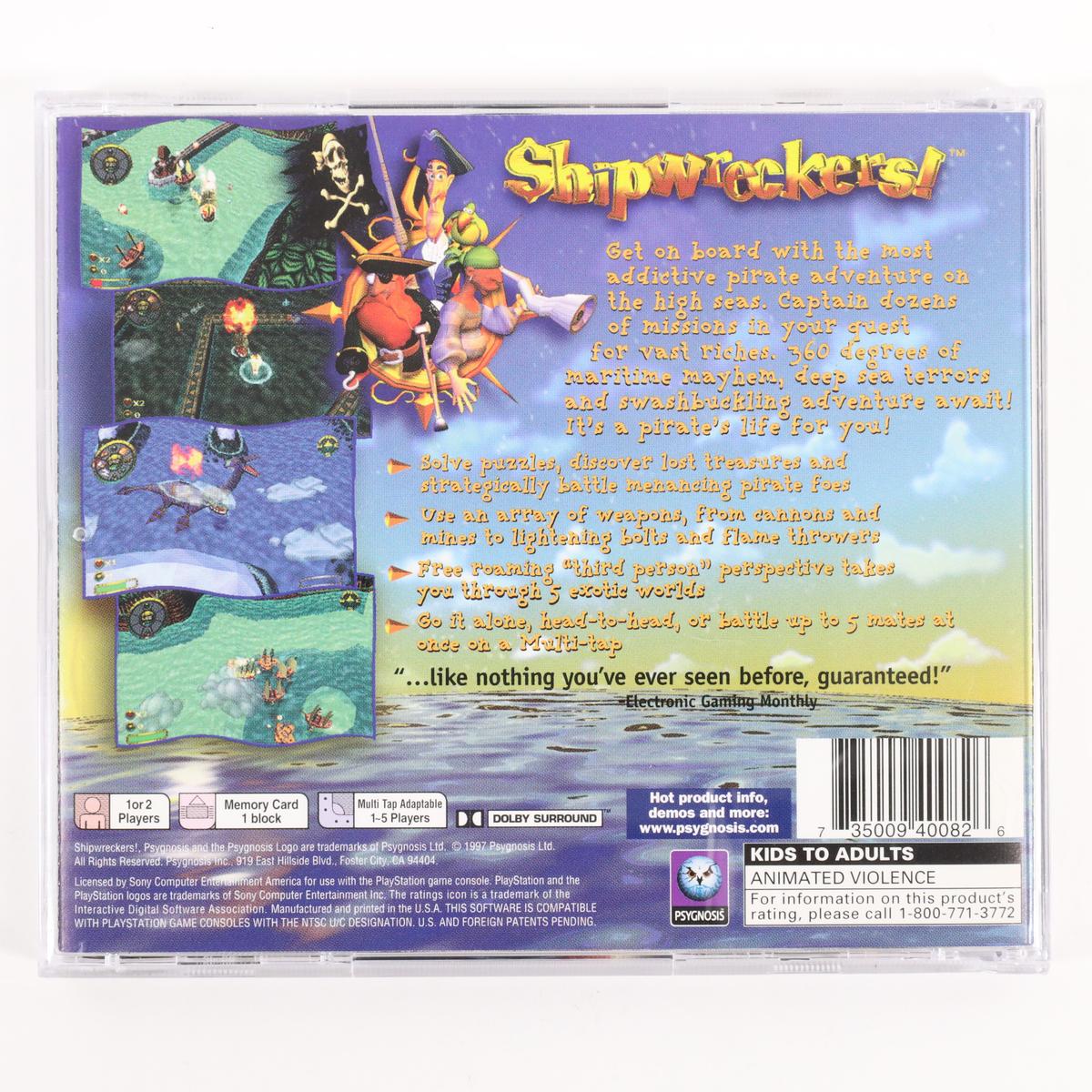 Shipwreckers! - PlayStation (Complete / Good)