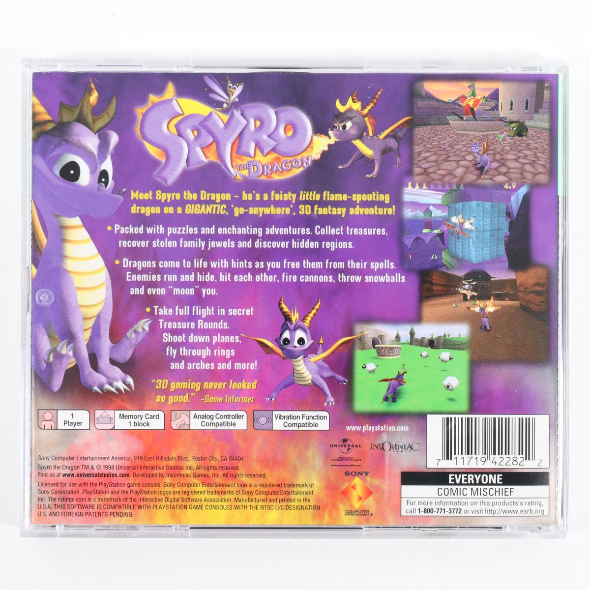 Spyro the Dragon - PlayStation (Complete / Good)