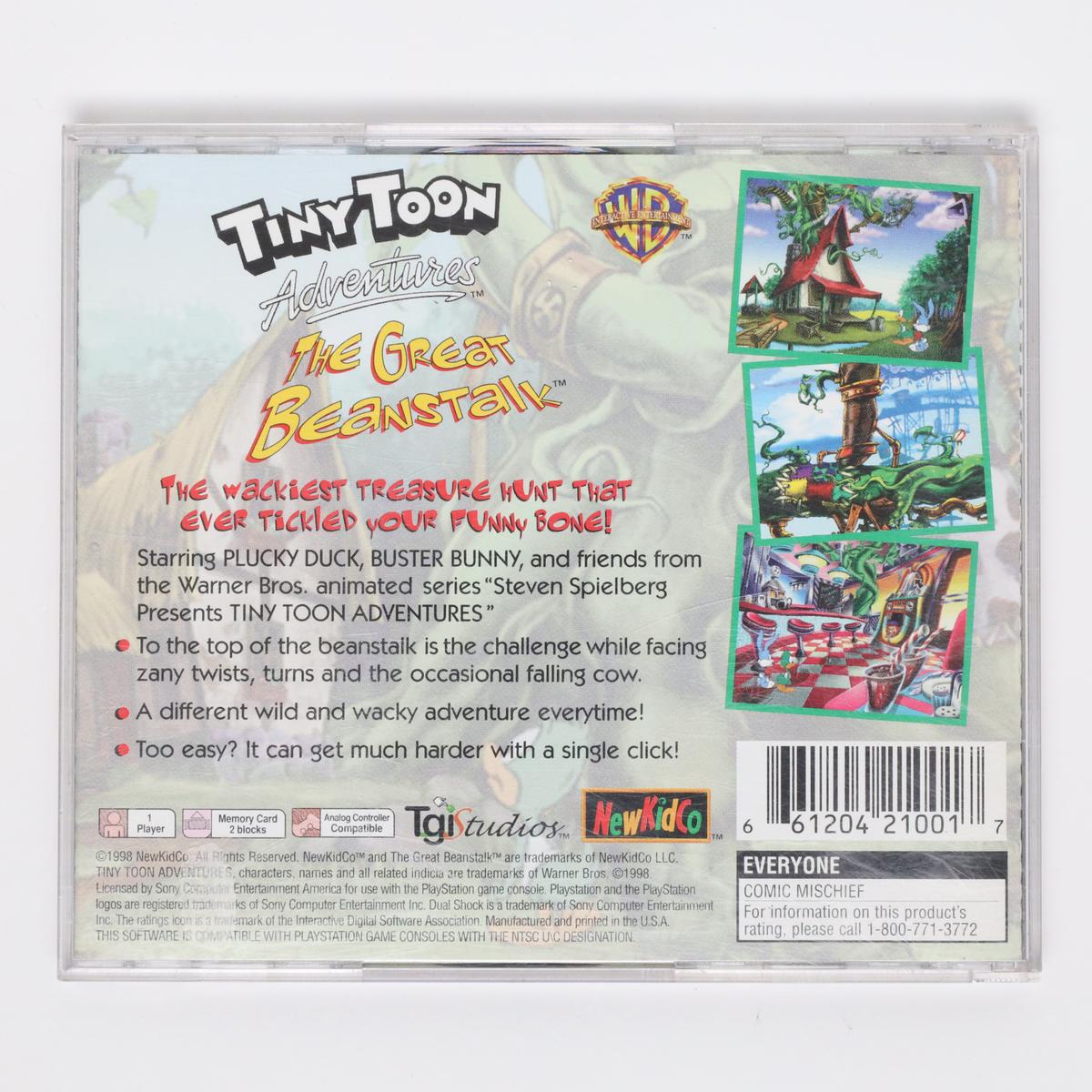 Tiny Toon Adventures: The Great Beanstalk - PlayStation (Complete / Good)