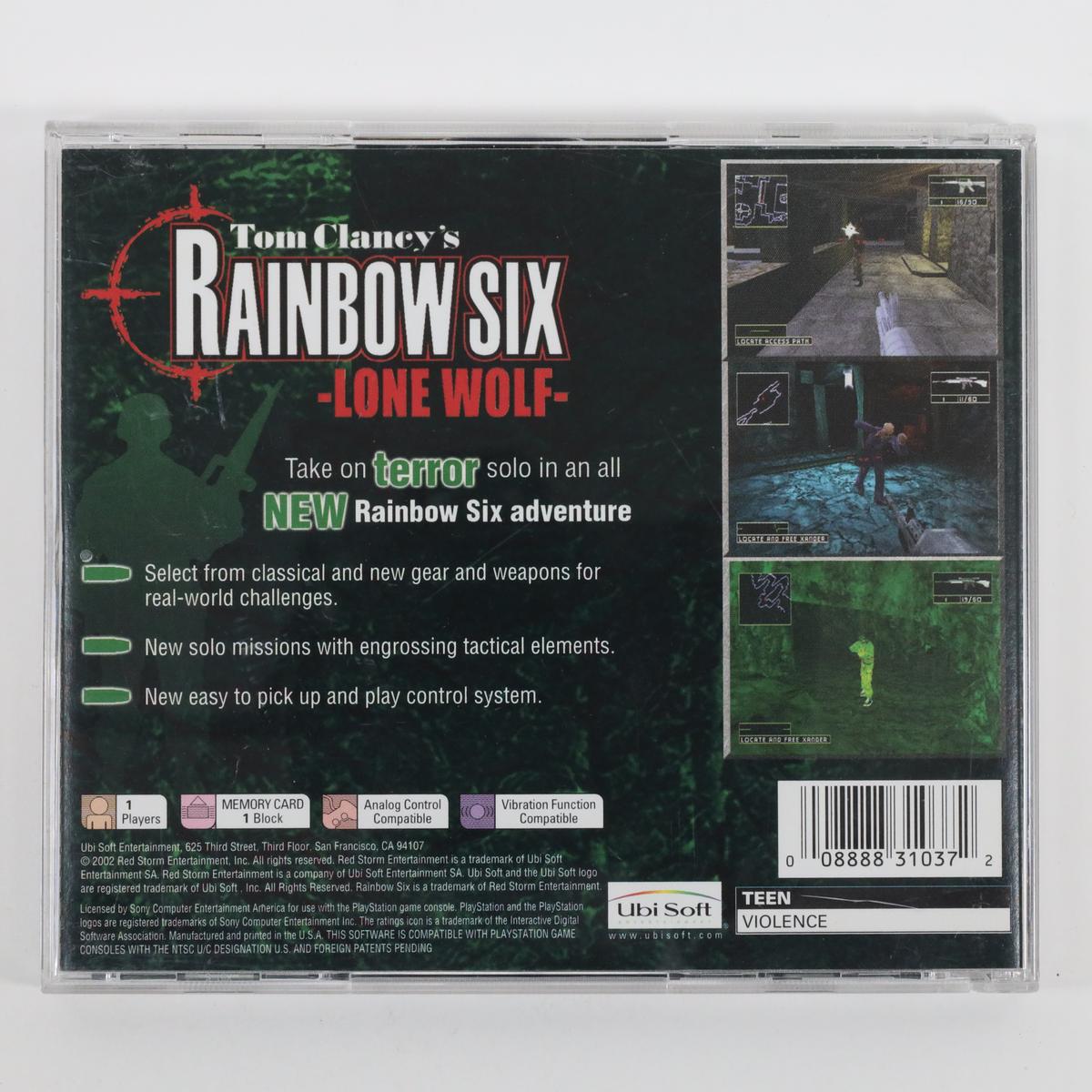 Tom Clancy's Rainbow Six: Lone Wolf - PlayStation (Complete / Good)