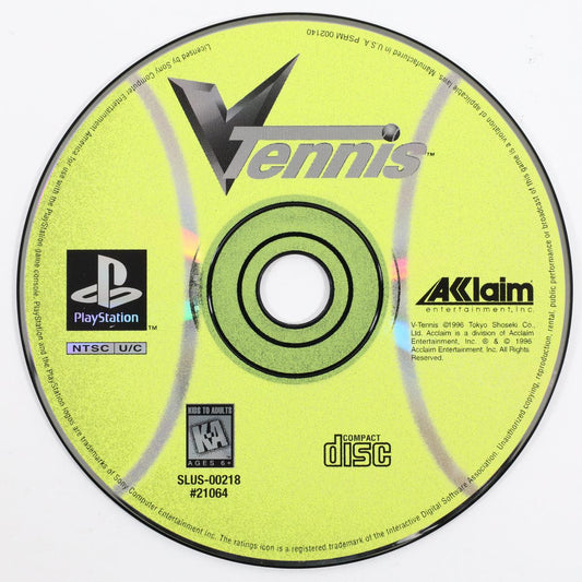 V-Tennis - PlayStation (Loose [Game Only] / Good)