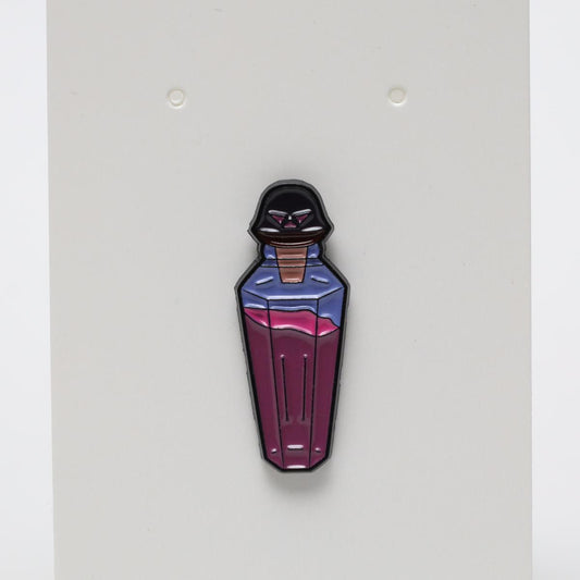 Poison Vial Jar Halloween Enamel Pin