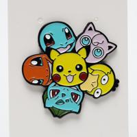 Pokemon Circle Pikachu Enamel Pin