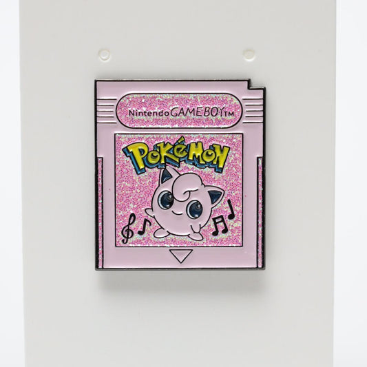 Pokemon Jigglypuff Gameboy Game Cartridge Enamel Pin