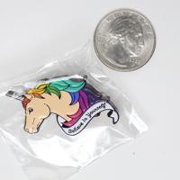 Rainbow Mane Unicorn Believe In Yourself Enamel Pin