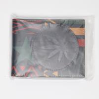 Rasta Marijuana Themed Fabric Bifold Wallet