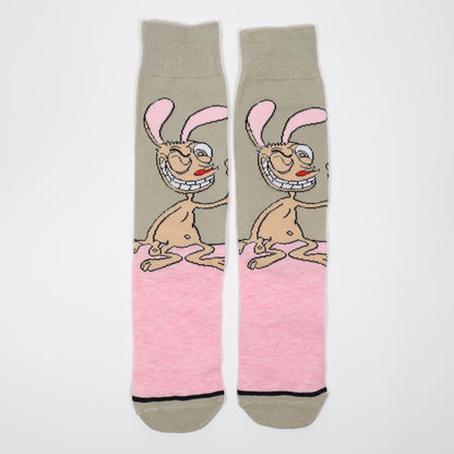Ren “Ren & Stimpy” 90s Cartoon Socks