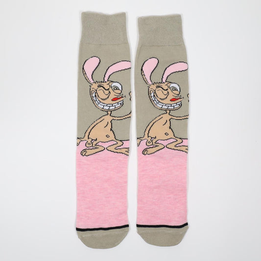 Ren “Ren & Stimpy” 90s Cartoon Socks