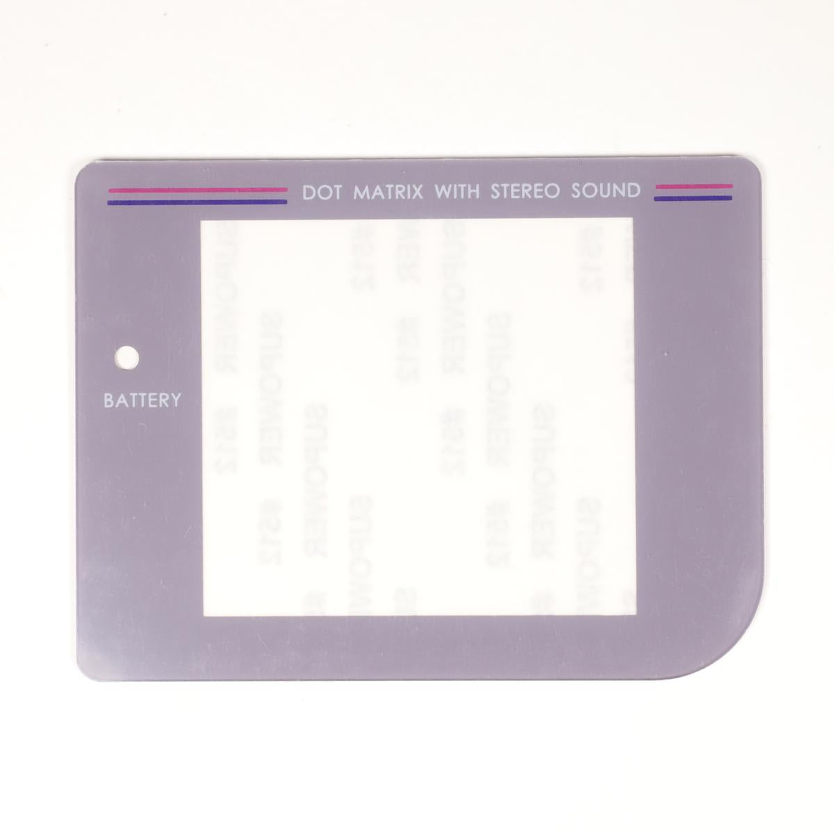 Replacement Screen Lens - Gameboy (Grey / Plastic / Gameboy)