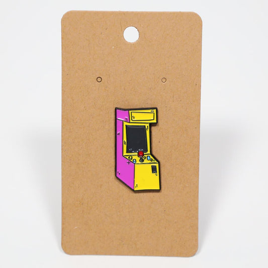 Retro Cartoon Arcade Game Cabinet Enamel Pin