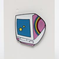 Retro iMac Rainbow Enamel Pin