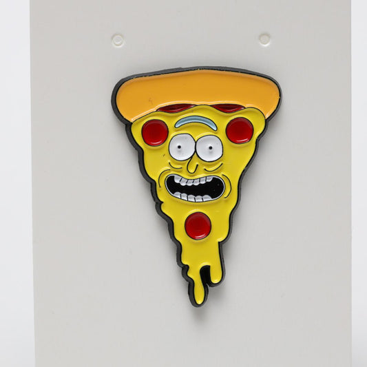 Rick Pepperoni Pizza Enamel Pin
