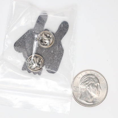 Rock Gamer Hands with Controller Enamel Pin