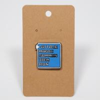 Role Playing Game (RPG) Battle Menu Retro Enamel Pin