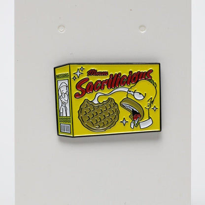 Sacrilicious Homer Simpson Enamel Pin