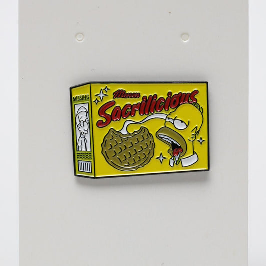 Sacrilicious Homer Simpson Enamel Pin