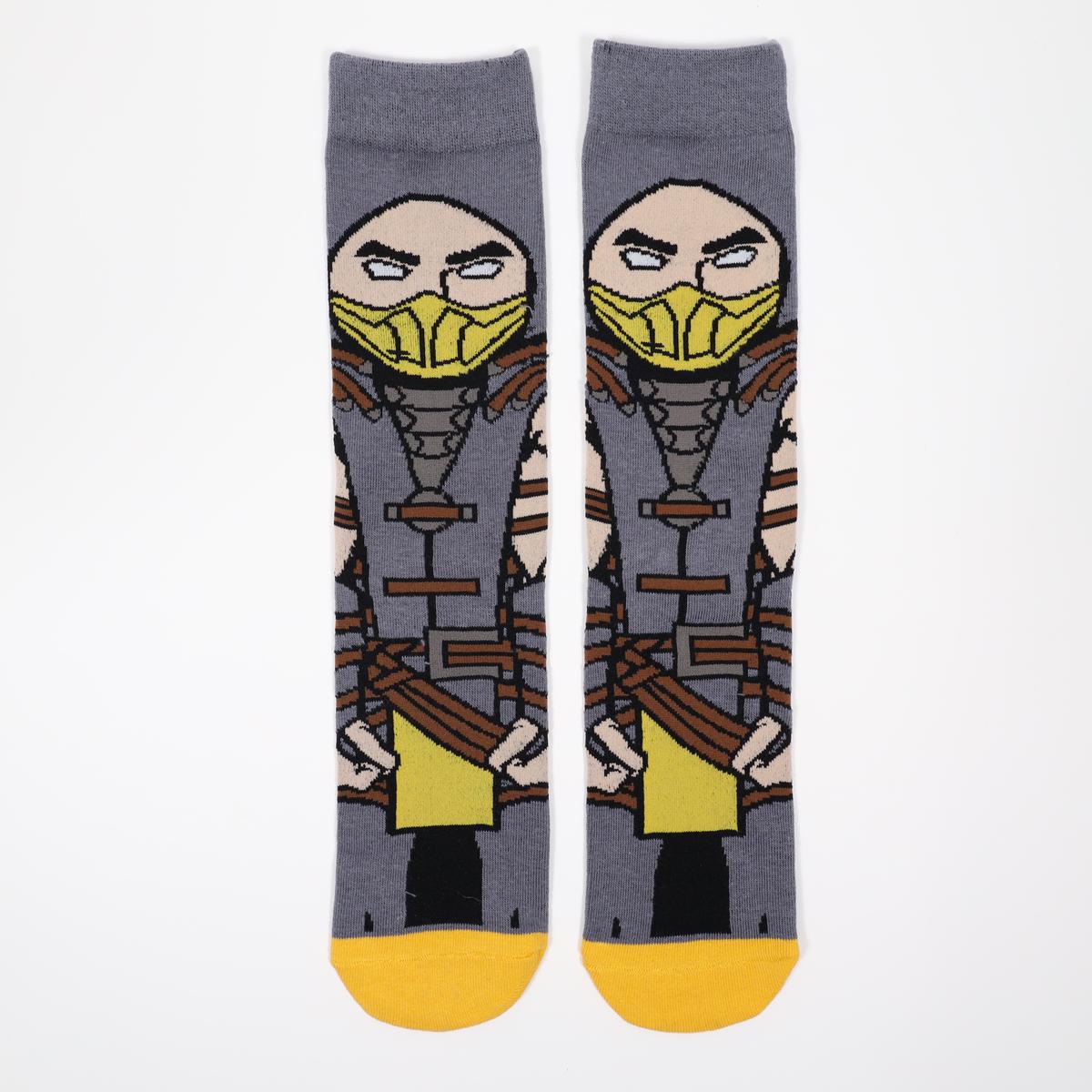 Scorpion “Mortal Kombat” 90s Retro Socks