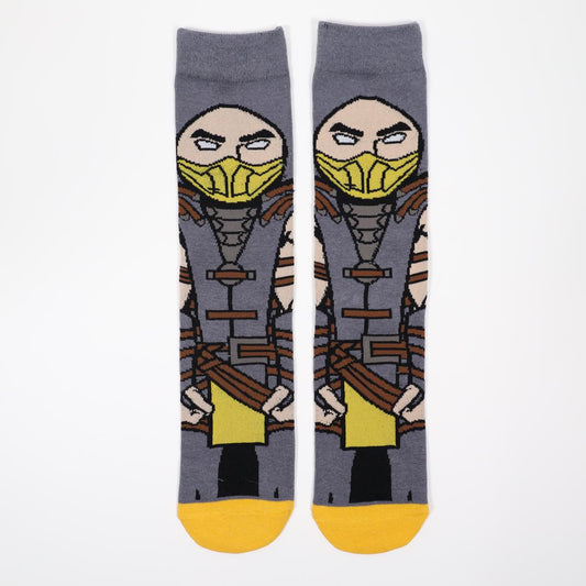 Scorpion “Mortal Kombat” 90s Retro Socks