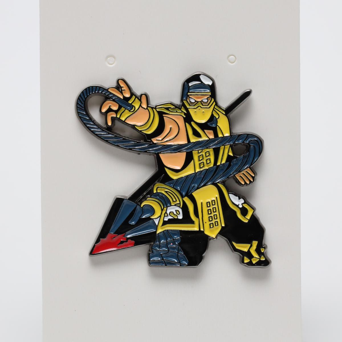 Scorpion Mortal Kombat Ninja Enamel Pin