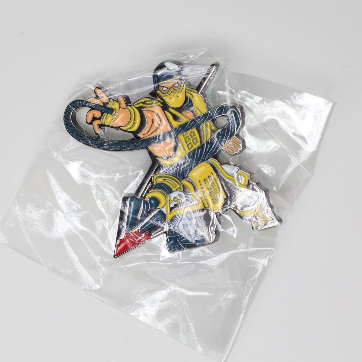 Scorpion Mortal Kombat Ninja Enamel Pin