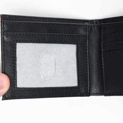 Secured Rasta Marijuana Themed Fabric Bifold Wallet