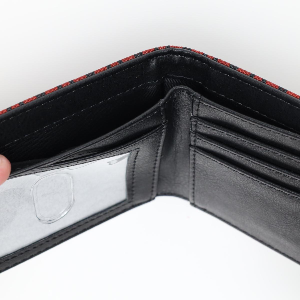 Secured Rasta Marijuana Themed Fabric Bifold Wallet