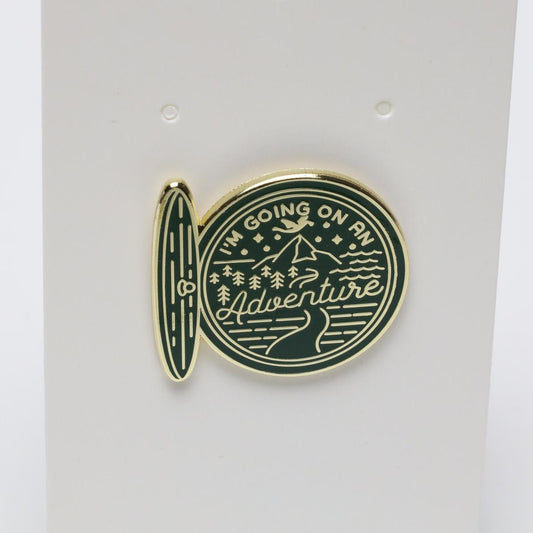 Shirie Door Going on an Adventure Enamel Pin