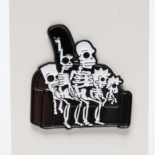 Skeleton The Simpsons Couch Enamel Pin