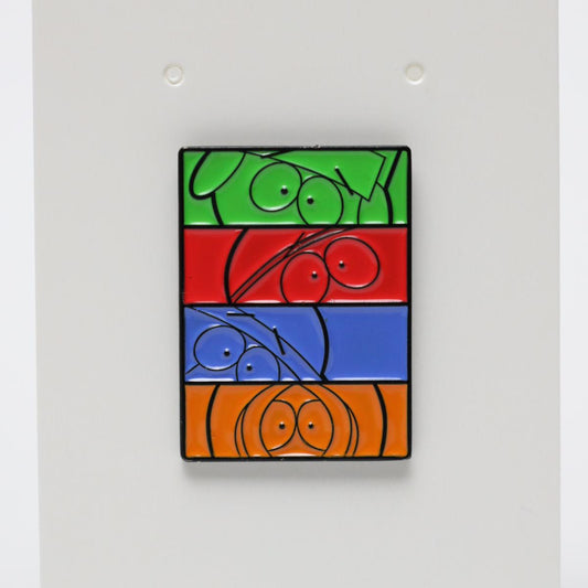 Southpark Rectangle Characters Enamel Pin