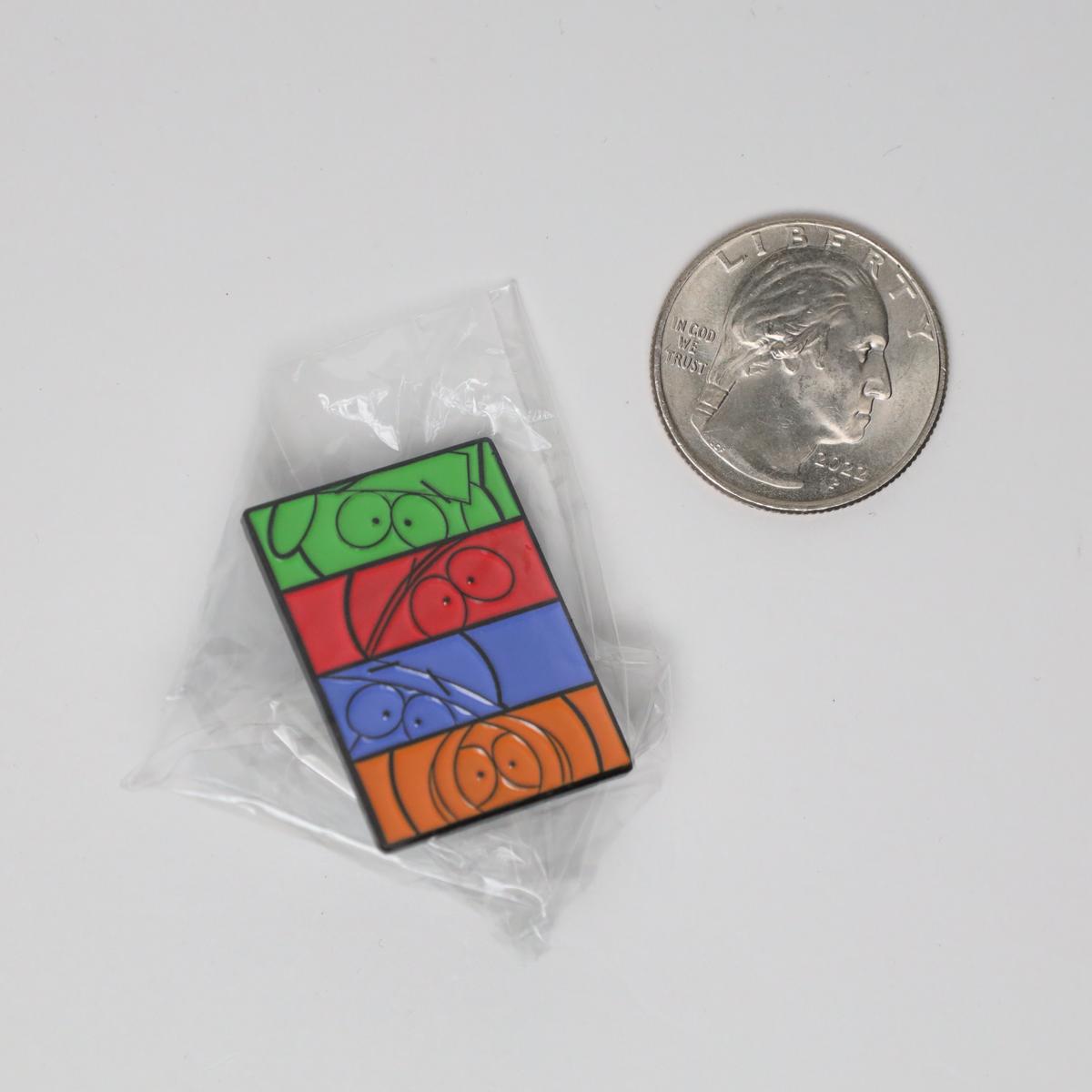 Southpark Rectangle Characters Enamel Pin