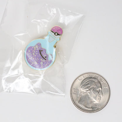 Sparkling Ditto in Pokemon Jar Enamel Pin