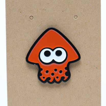Splatoon Orange Enamel Pin