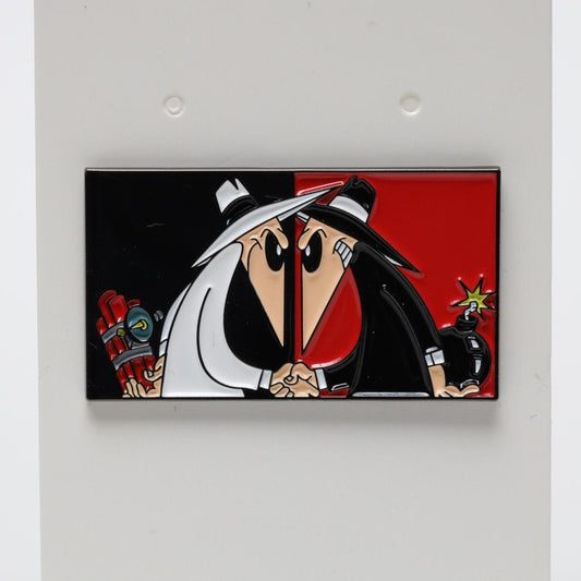 Spy vs. Spy Enamel Pin