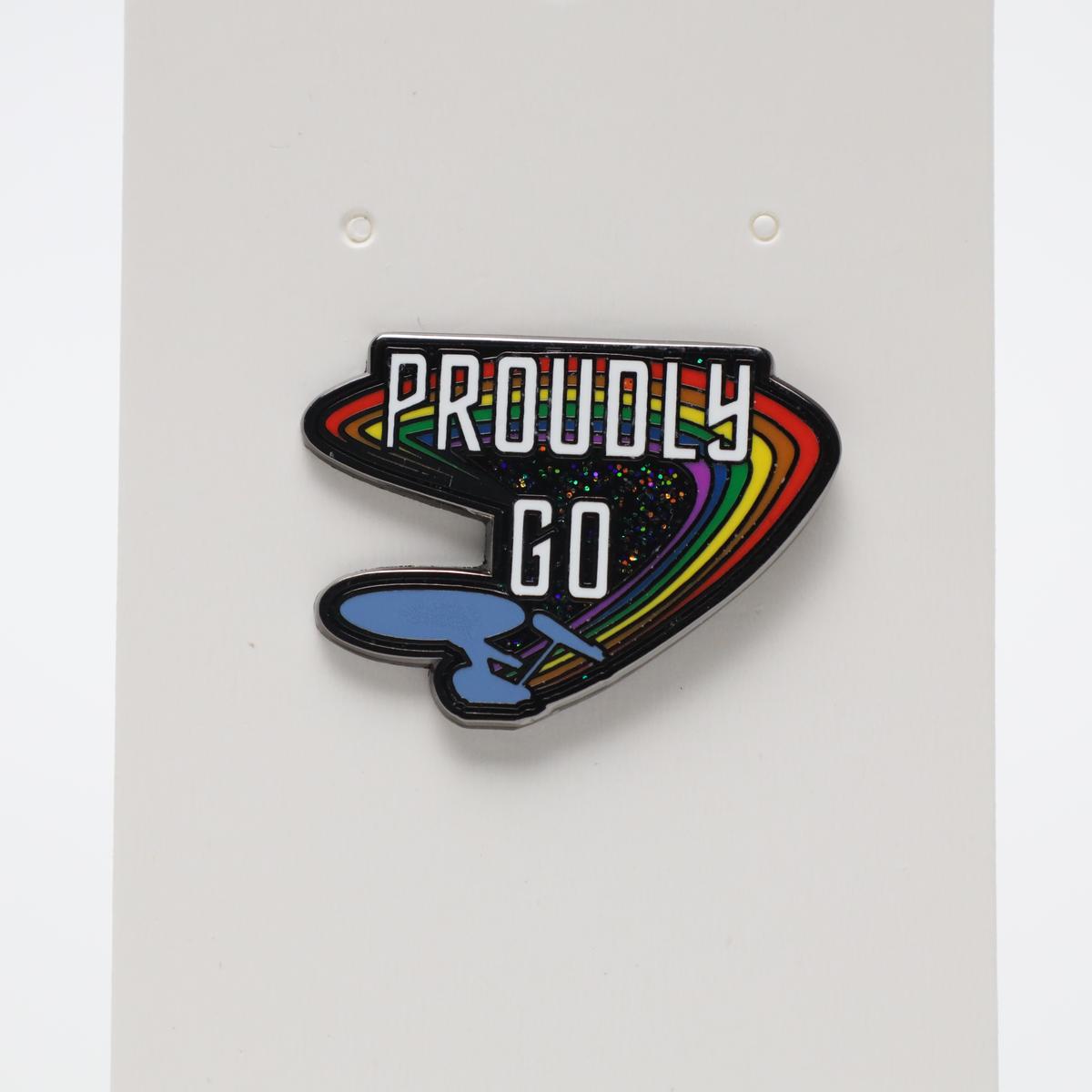 Star Trek Proudly Go LGBT Pride Enamel Pin