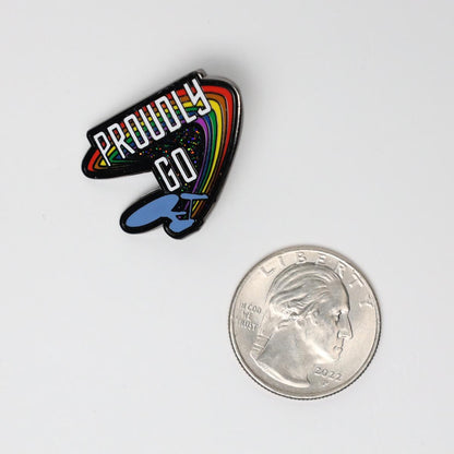 Star Trek Proudly Go LGBT Pride Enamel Pin