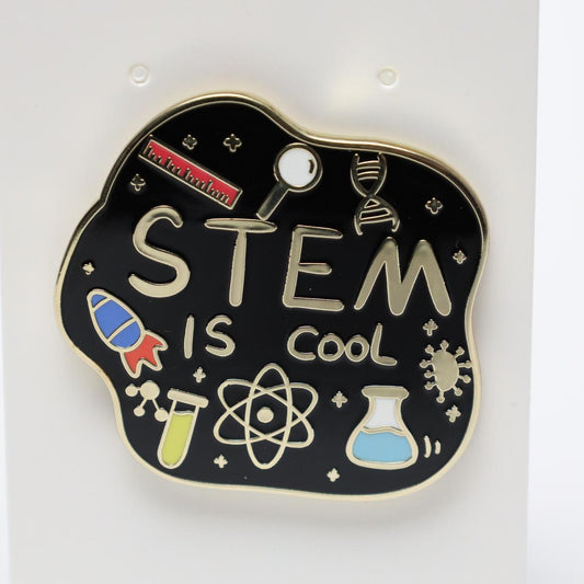 STEM is Cool Enamel Pin