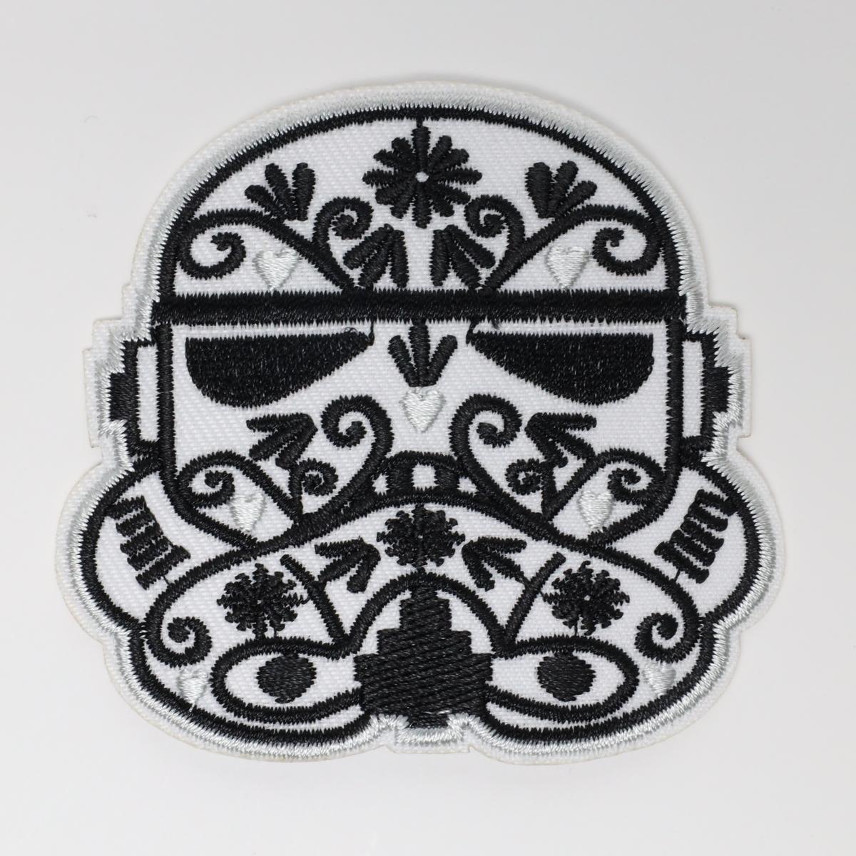 Storm Trooper Americana Iron On Embroidered Patch