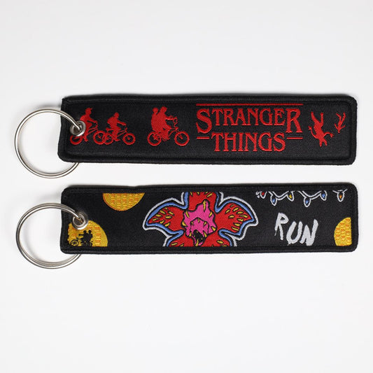 Stranger Things Demogorgon Embroidered Keychain
